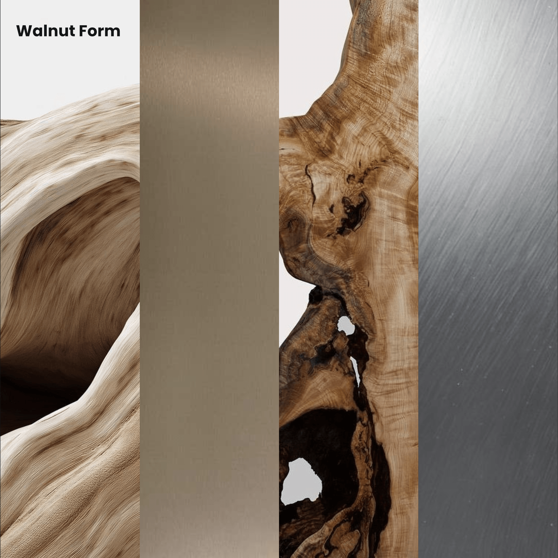ALVÉ Material Combination Walnut Form