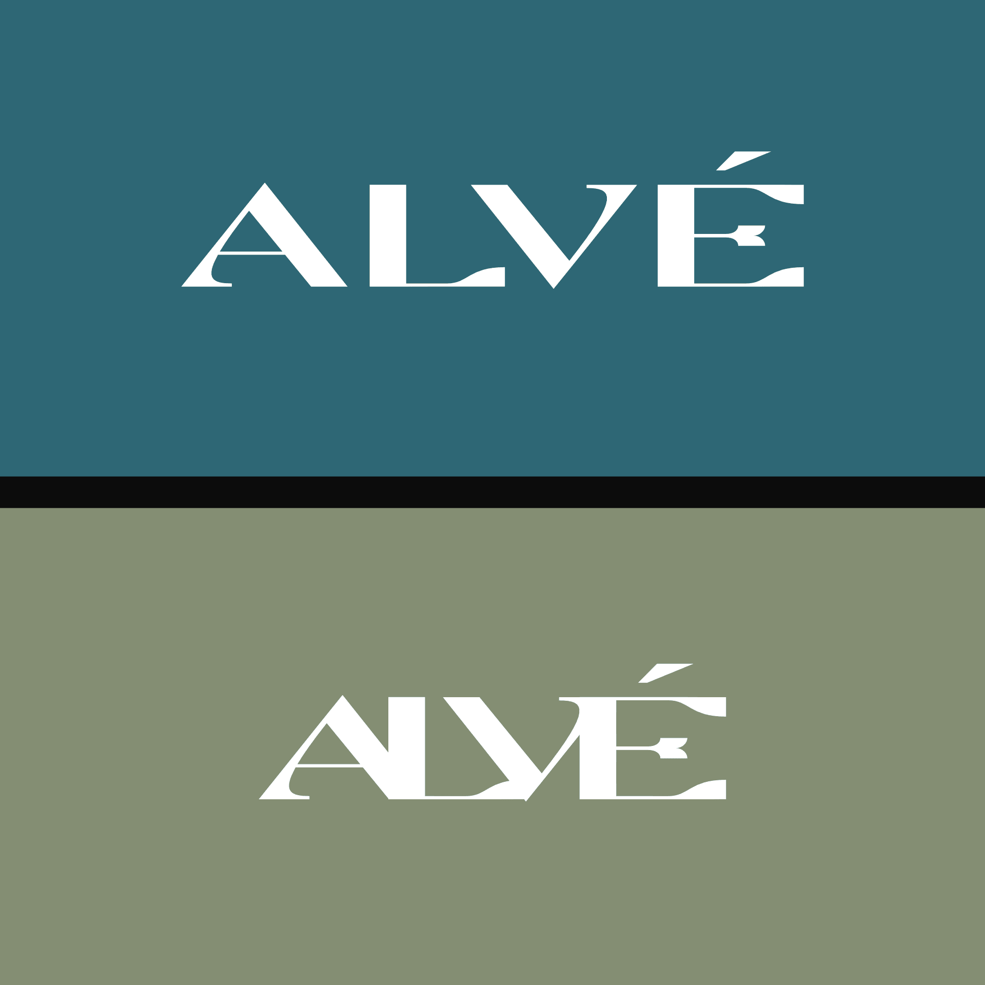 ALVÉ Wordmark Priamry and Compressed