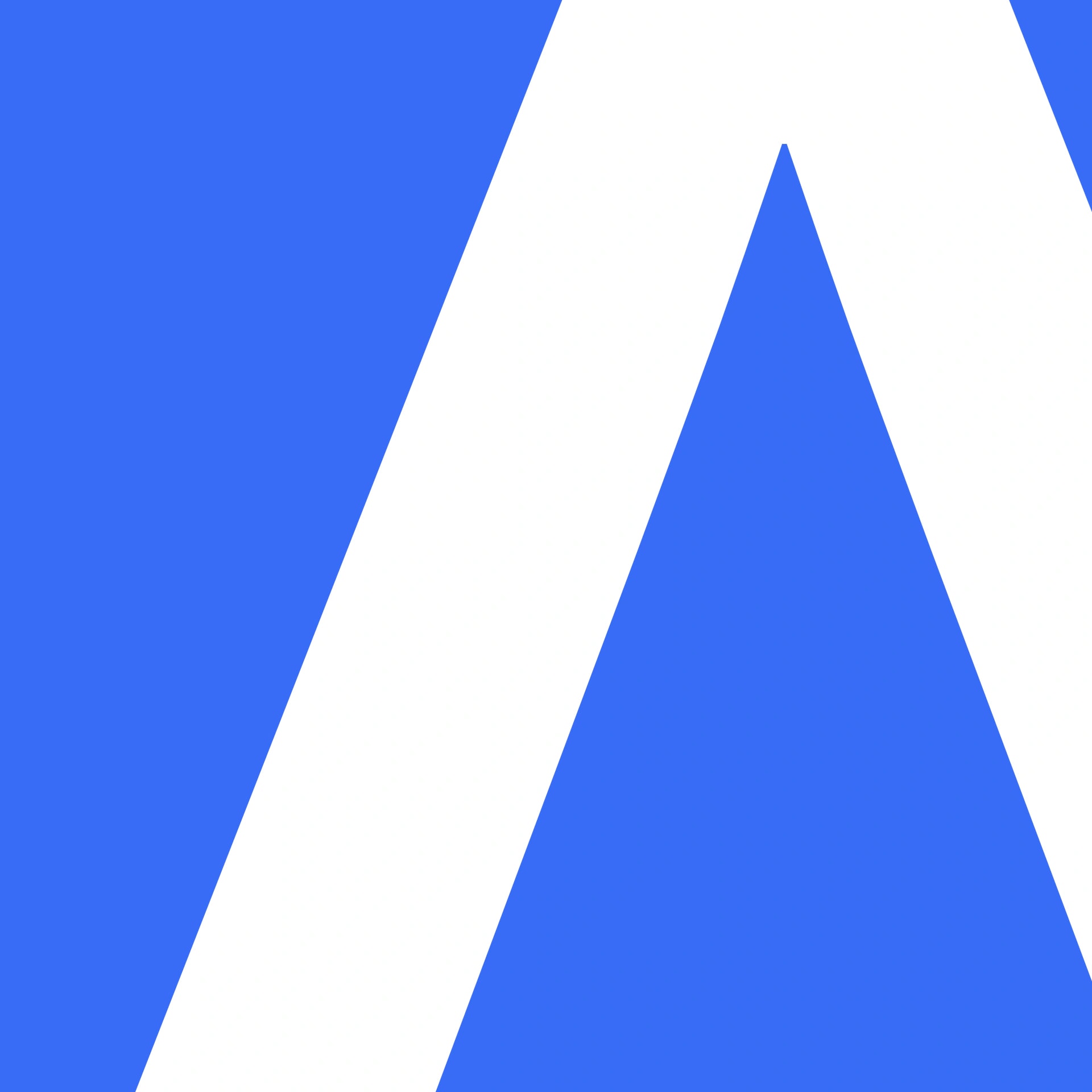 Blaues Logo-Zeichen von MAX KEITH DESIGN als Markensymbol der Branding Agentur